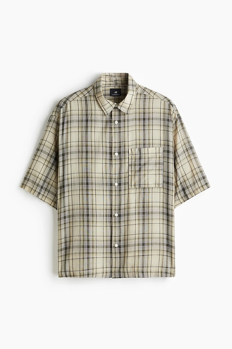 Relaxed-Fit Short-Sleeved Shirt