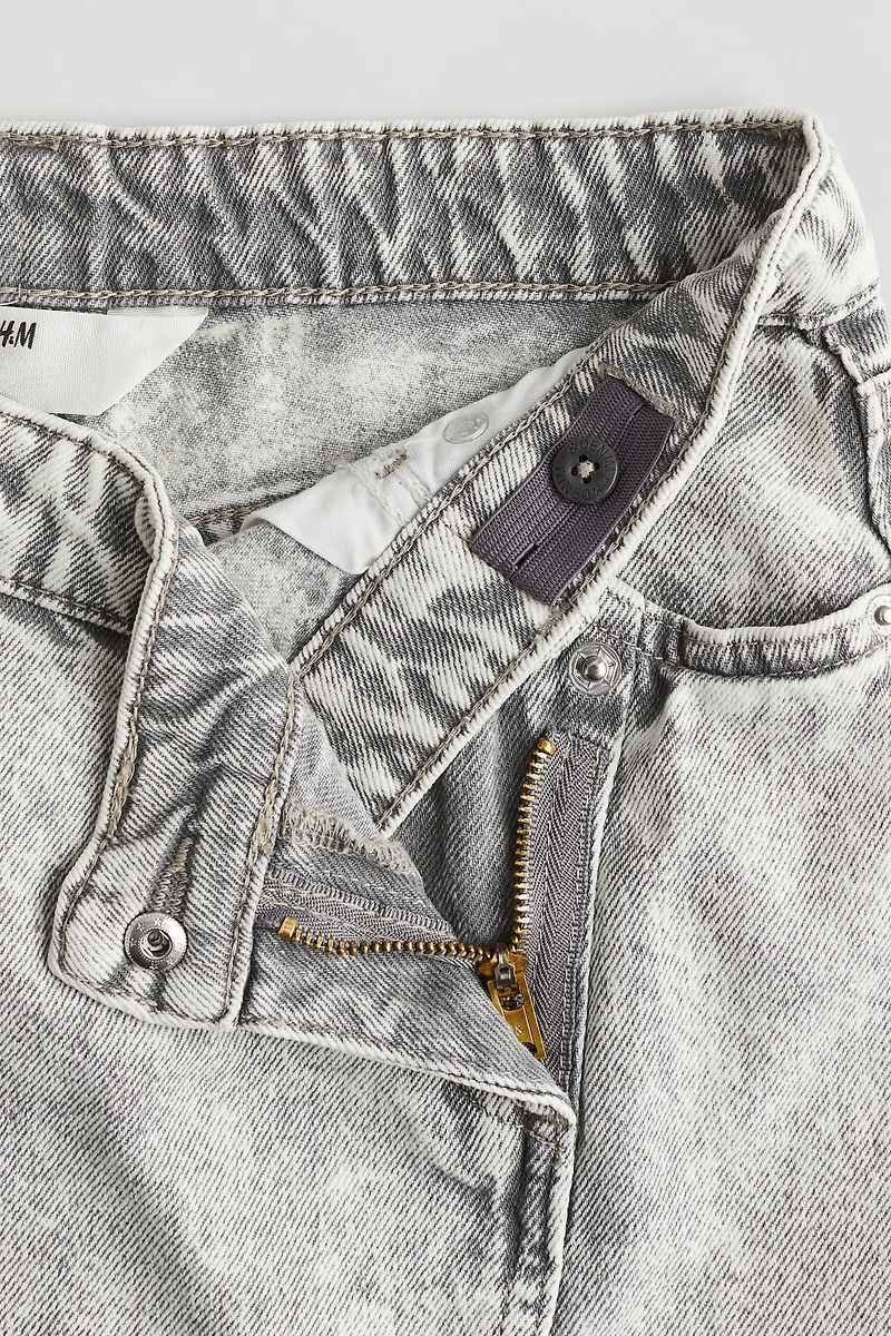 Denim Wrap Skirt