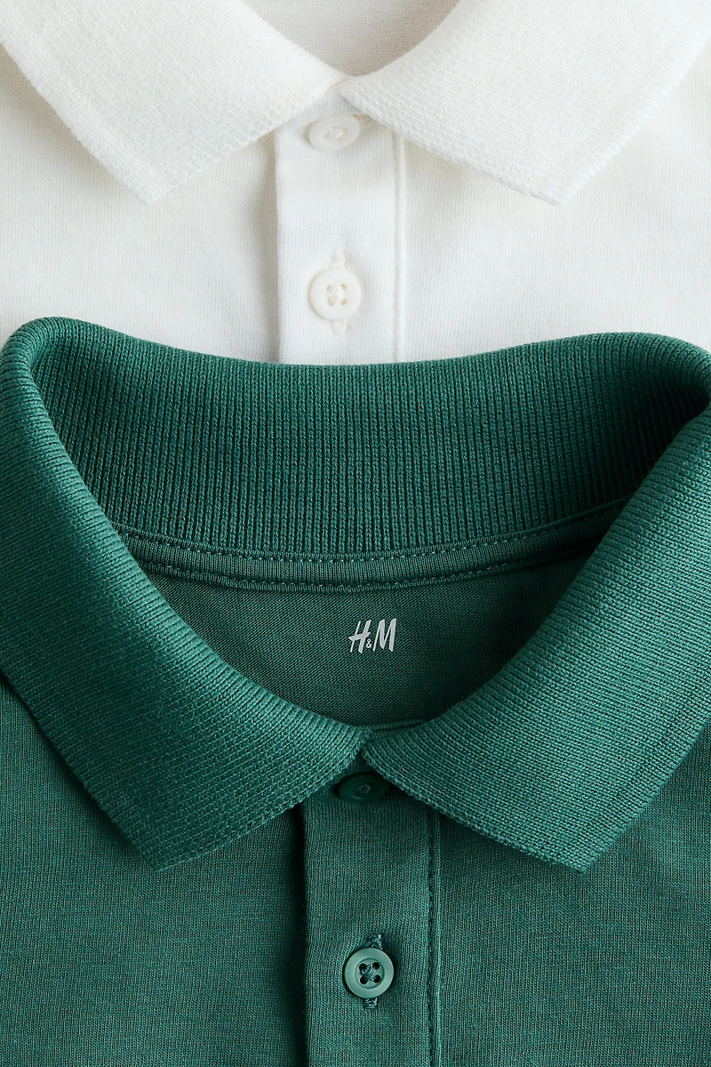 Lot de 2 polos en coton