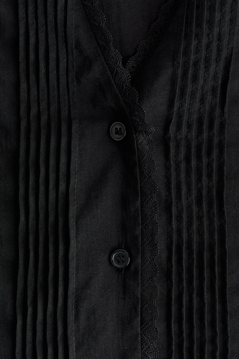 Blouse with Pintucks