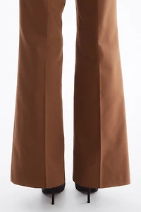 Belted Bootcut Pants