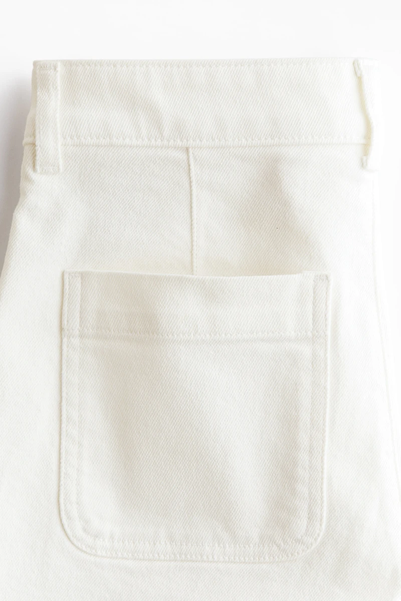 High-Waist Denim Shorts
