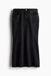 Flared Denim Skirt