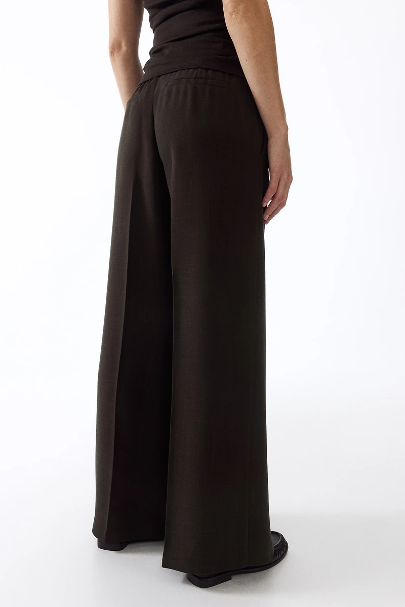 MAMA Wide-Leg Dress Pants