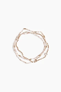 3-Pack Beaded Anklets