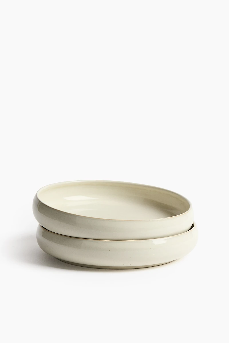 2-Pack Reactive-Glaze Soup Plates