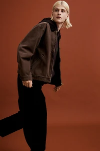 Loose Fit Printed Hoodie