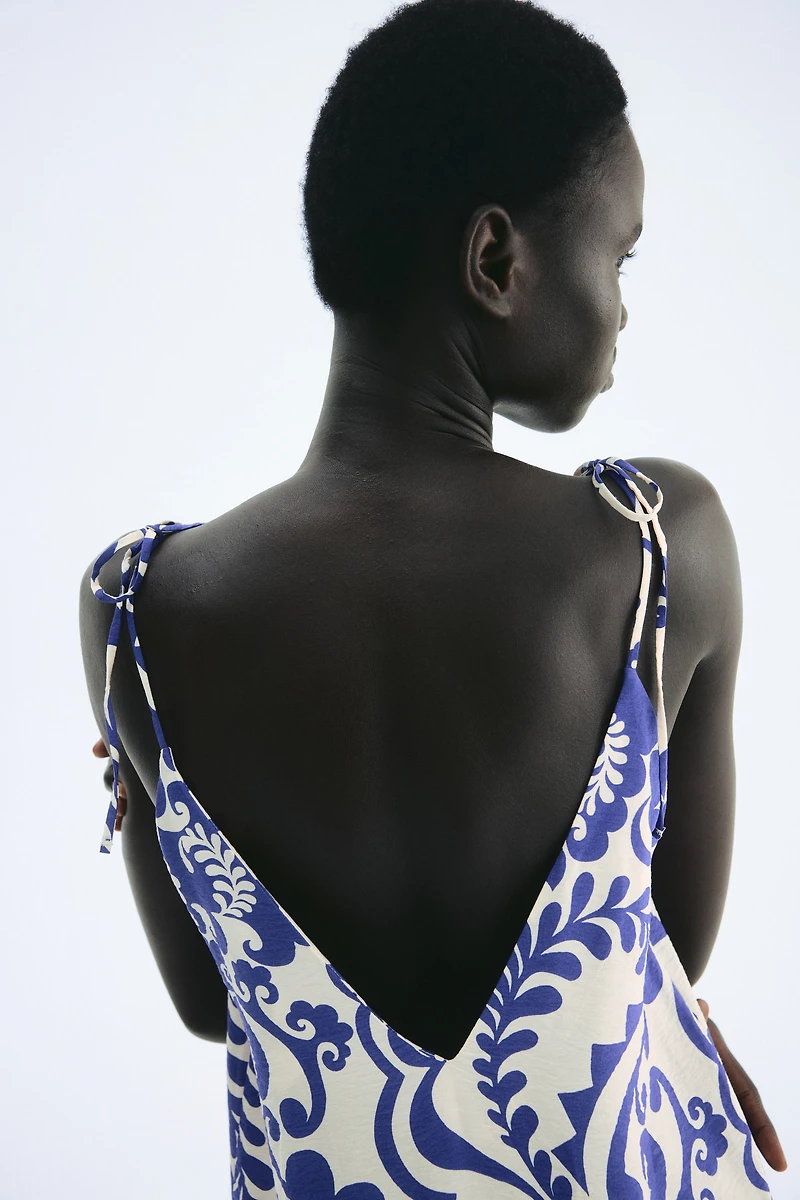 Dress with Flared Skirt