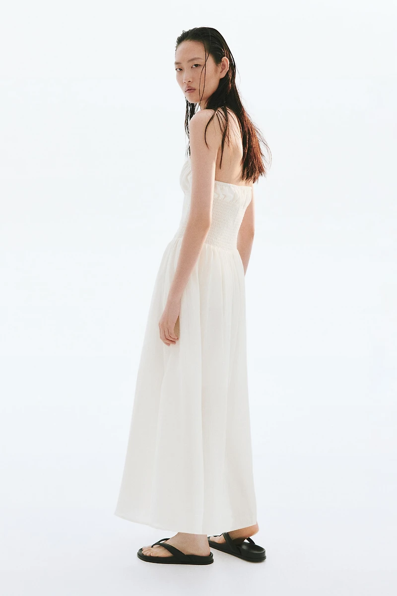 Smocked Bandeau Dress