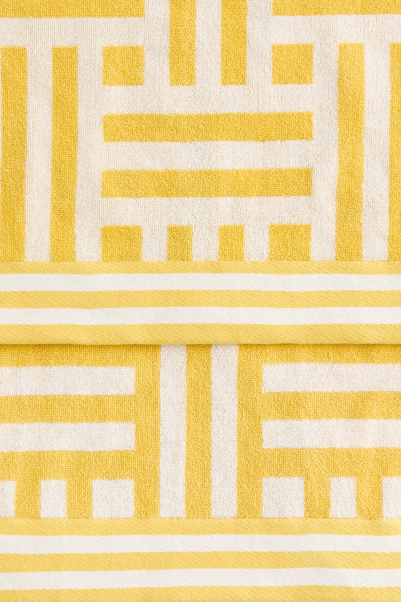 Patterned Cotton Beach Towel