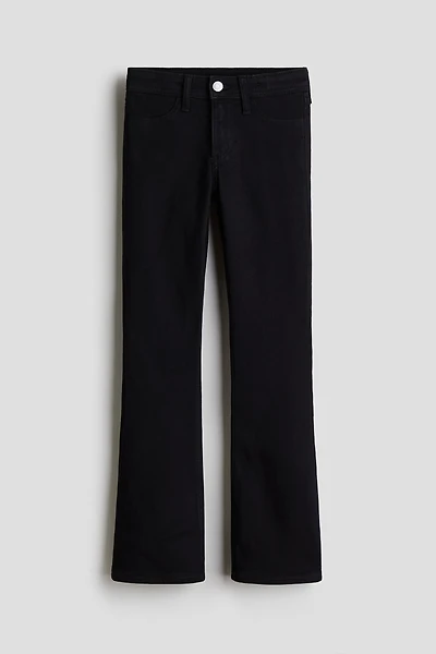 Flared Leg Low Jeans