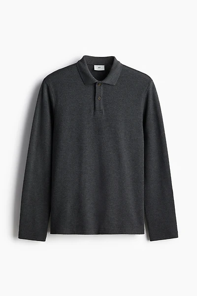 Regular Fit Piqué Polo Shirt