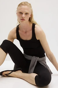 Cooling Slim-Fit Ribbed Tank Top