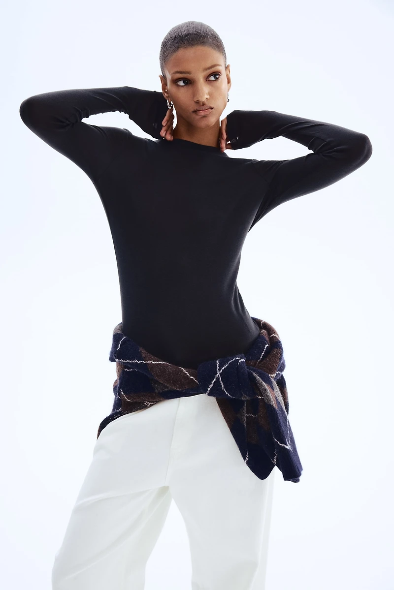 Pima Cotton Jersey Top