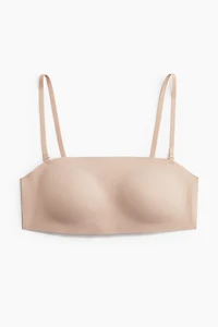 Padded Microfiber Bandeau Bra