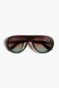 Aviator-style sunglasses