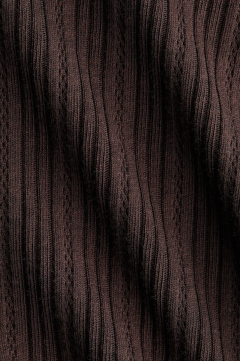 Pointelle Jersey Top