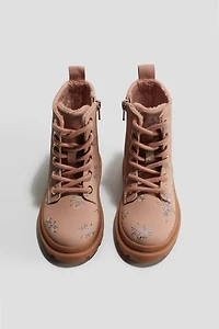 Lace-Up Boots