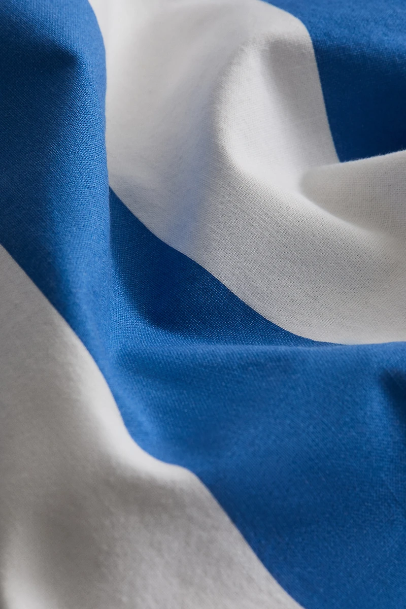 Striped Cotton Tablecloth