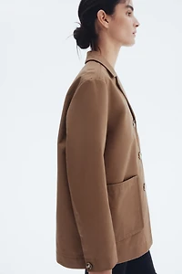 Oversized Twill Jacket