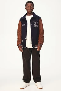 Veste de baseball avec applications