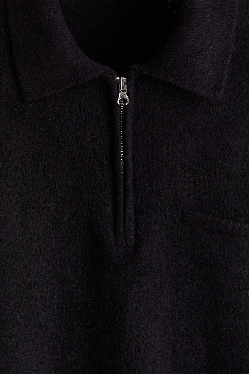 Regular-Fit Half-Zip Sweater