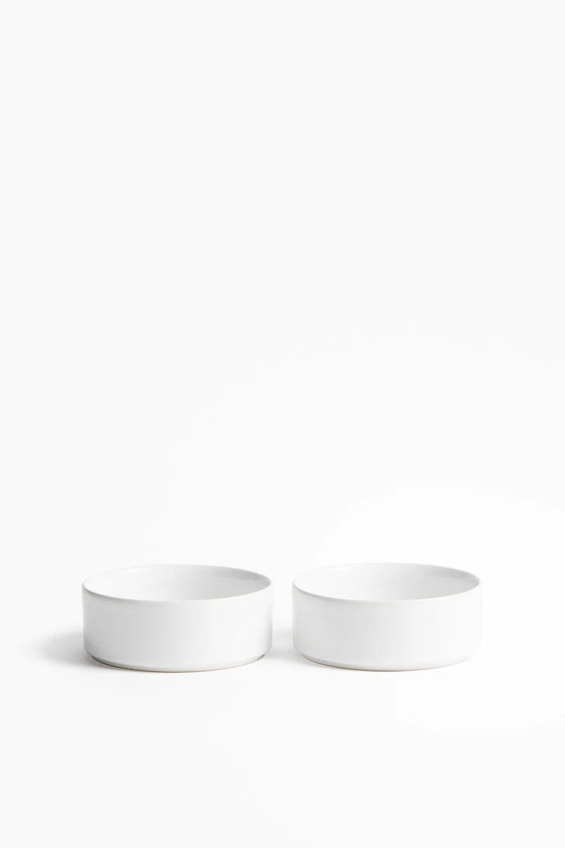 2-Pack Small Stoneware Bowls