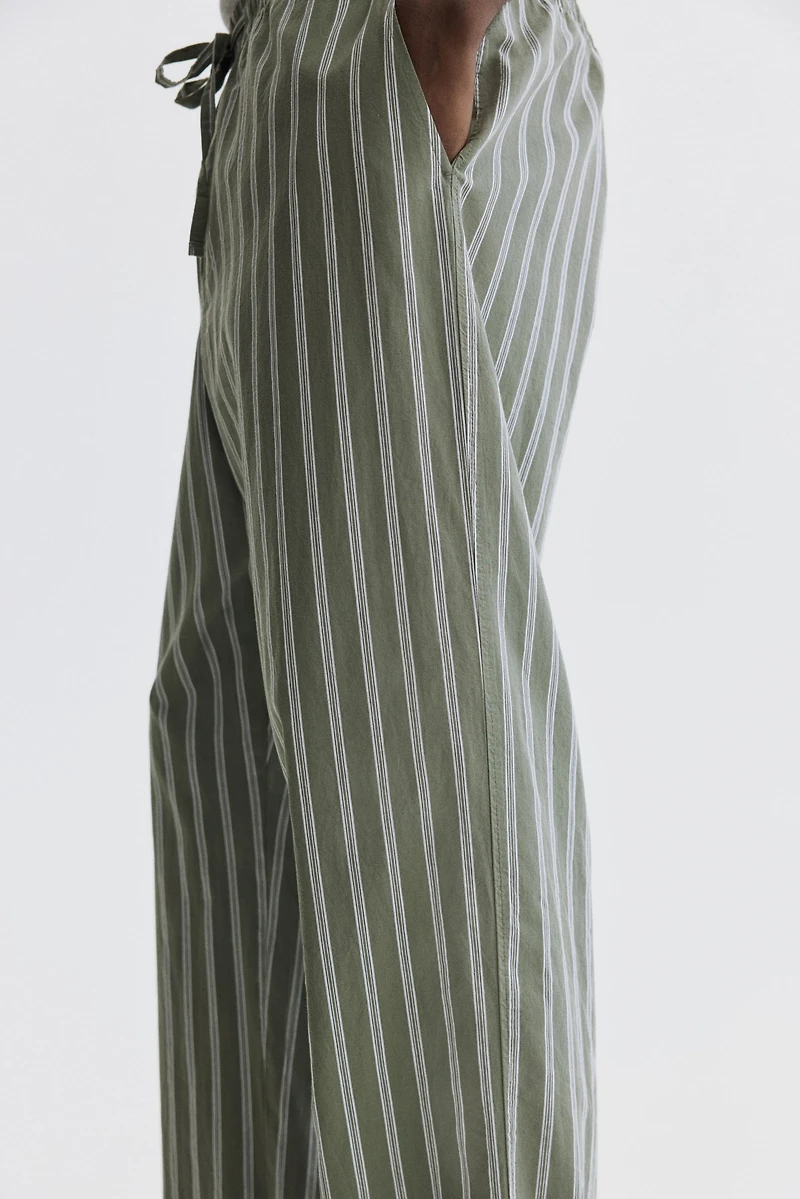 Relaxed-Fit Poplin Pants
