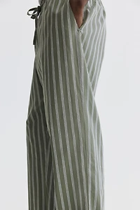 Relaxed-Fit Poplin Pants