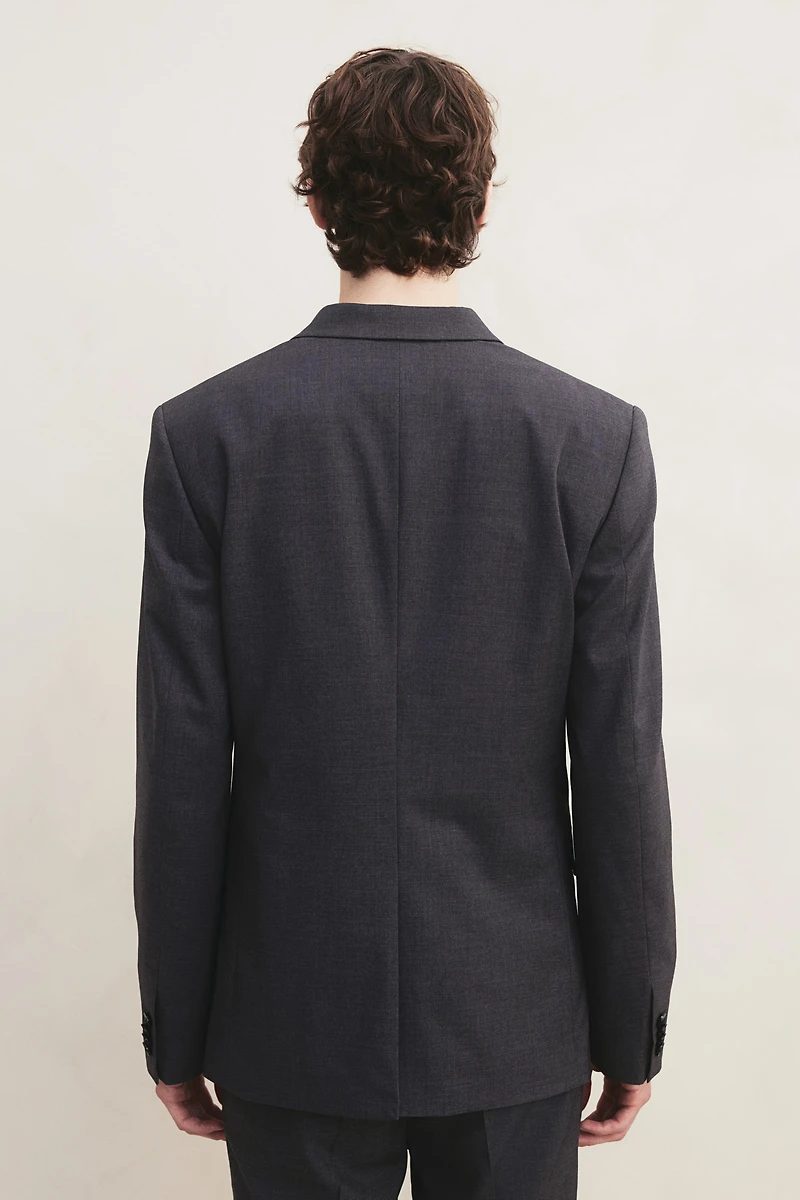 Slim Fit Single-Breasted Jacket