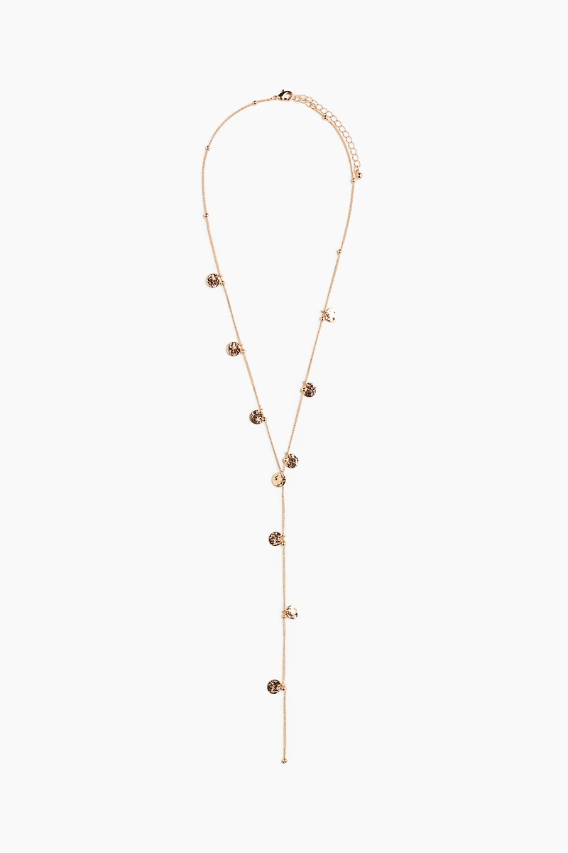 Y-Shaped Charm Necklace