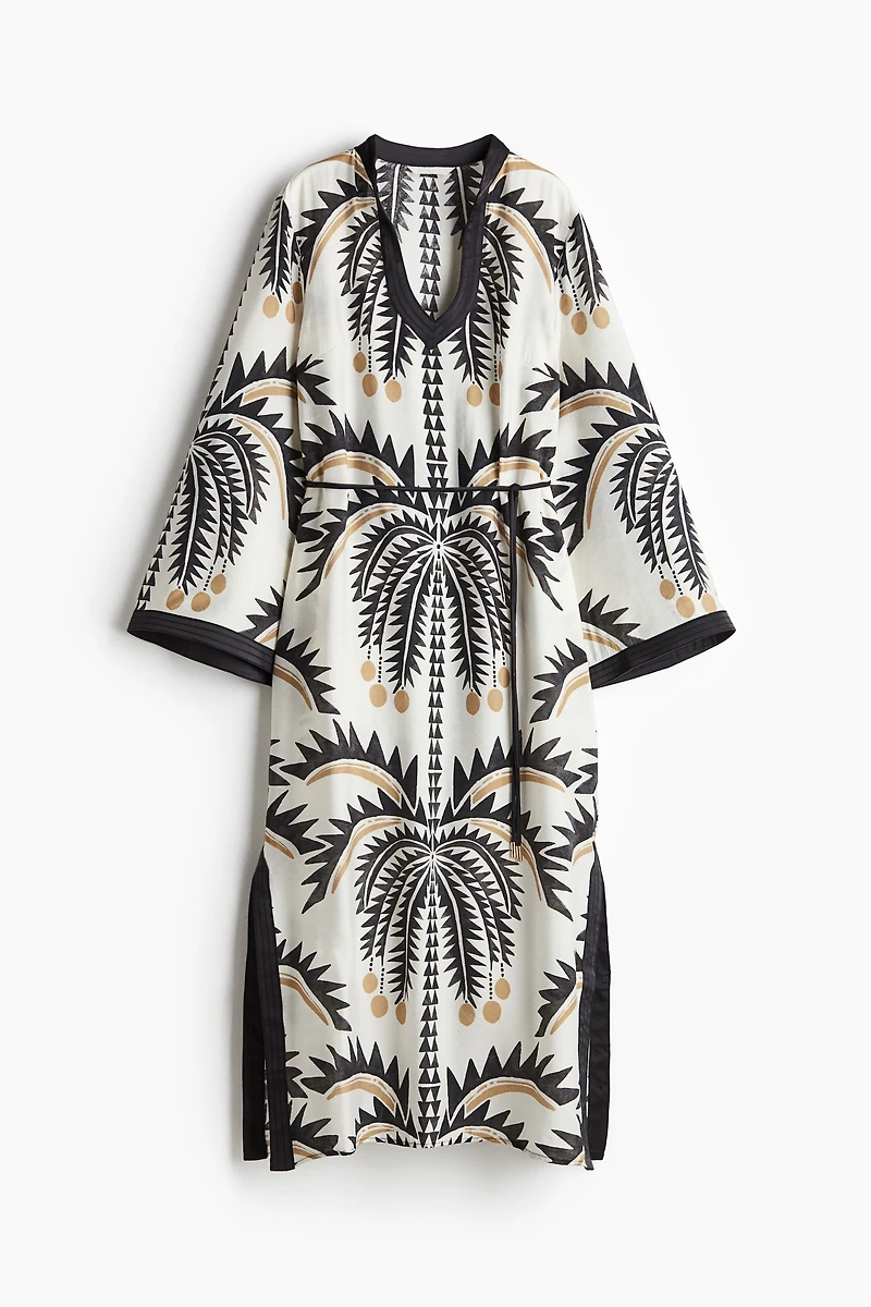 Tie-Belt Tunic Dress