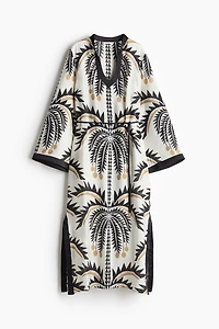 Tie-Belt Tunic Dress
