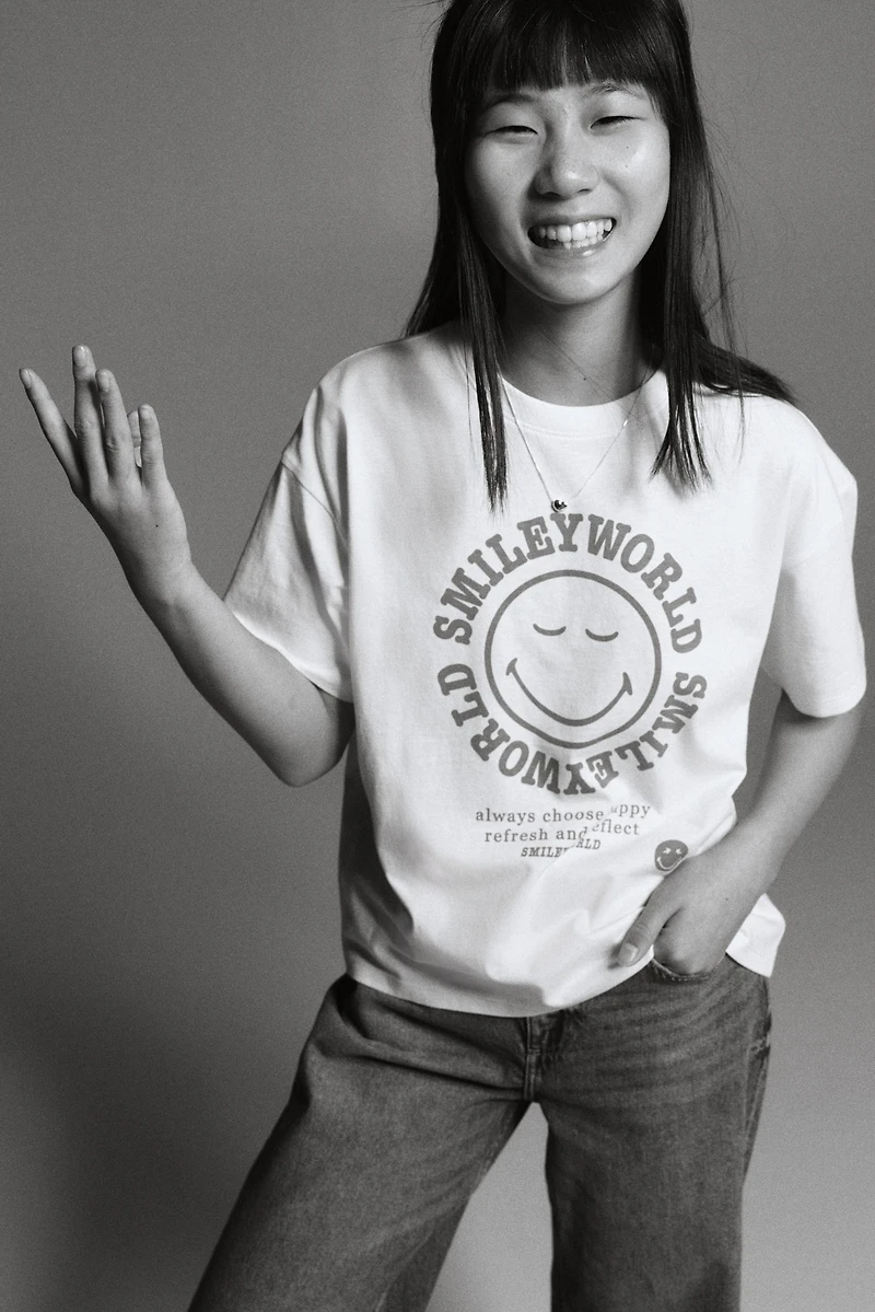 Printed Cotton T-Shirt