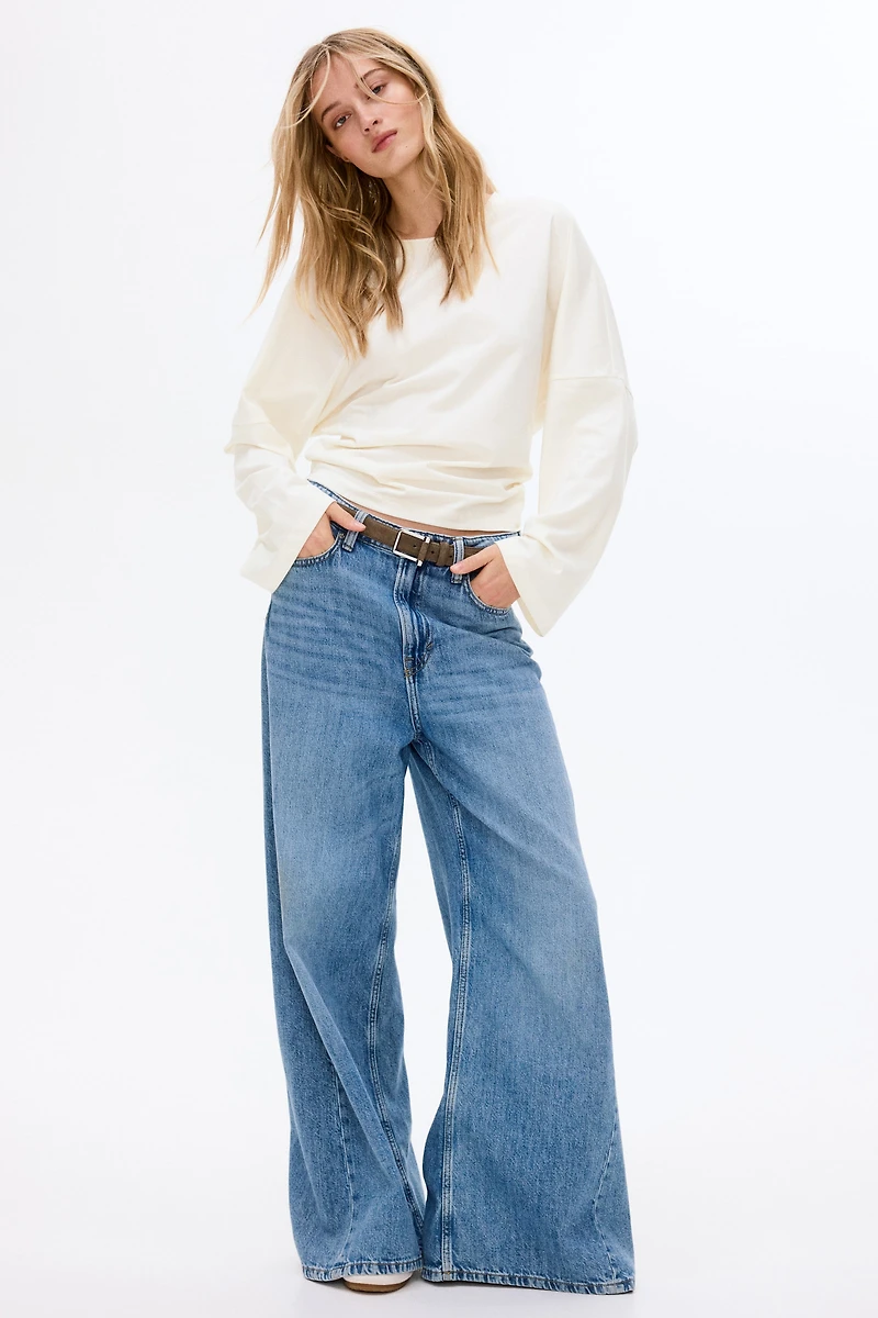 Long-Sleeved Cotton Top