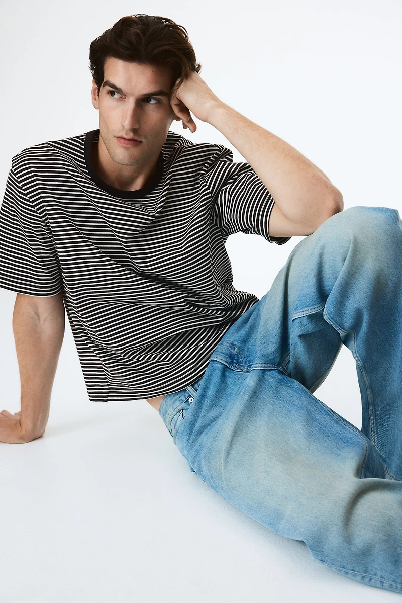 Jean ample coupe tonneau