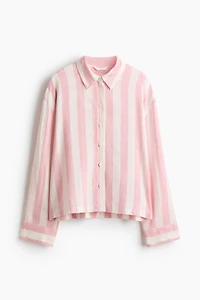 Linen-Blend Shirt