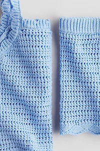 Ensemble 2 pièces en tricot texturé