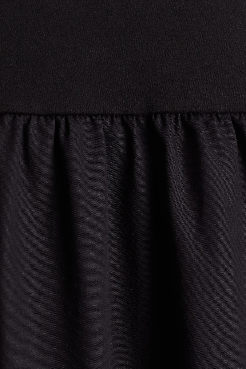 Sleeveless Dress with Flared Skirt