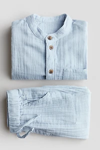 Ensemble 2 pièces en mousseline de coton