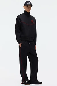 Loose-Fit Scuba Track Jacket