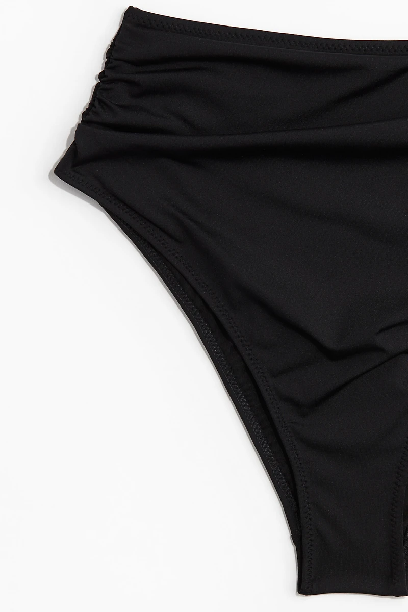 High Waist Cheeky Bikini Bottoms