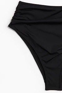 High Waist Cheeky Bikini Bottoms