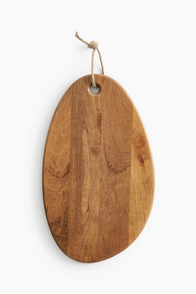 Asymmetric Mango Wood Cutting Board