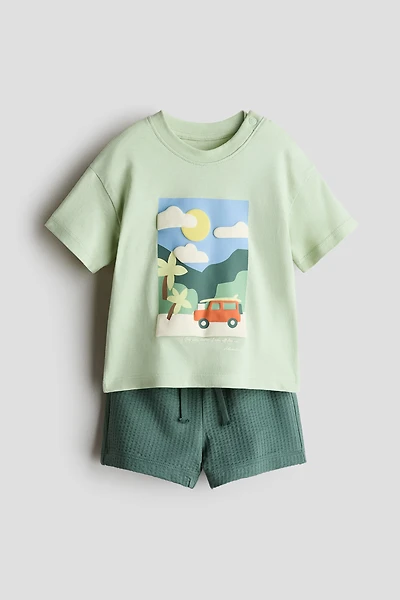 2-Piece Cotton Jersey Set