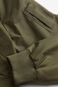 Shoulder-pad Bomber Jacket