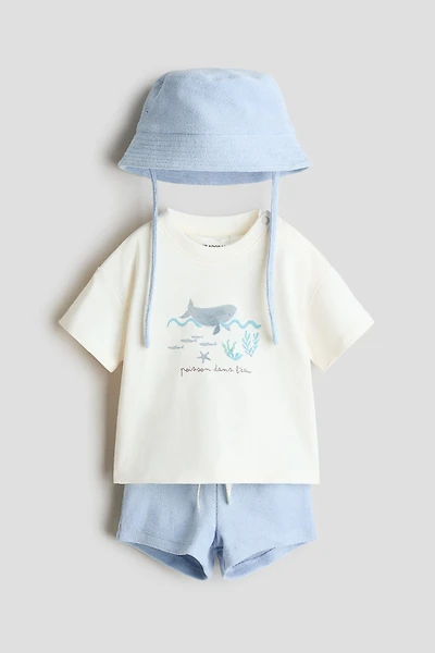 3-Piece Jersey and Terry Set