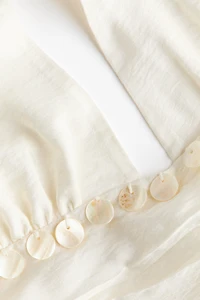 Sequin-detail halterneck top