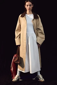 Sleeveless Dress with Flared Skirt