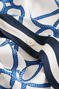 Cafetan de plage imprimé